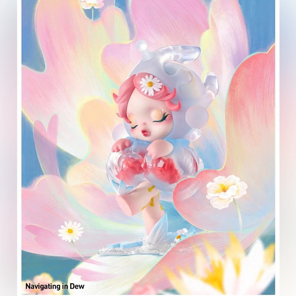 POP MART Skullpanda Hand in Hand Series Figures - Navigating in Dew - SEALED BAG